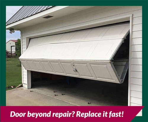Door beyond repair? Replace it fast!